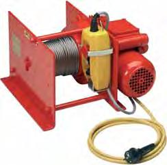 Electric Wirerope Manriding Winch Type /87 MR for transport of persons Pulling winch* * As lifting winch optional liit
