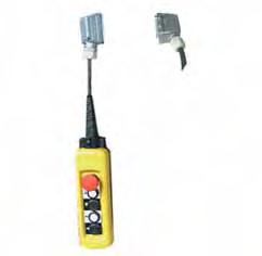 control cable, relieving rope and plug optional with radio control low voltage control for