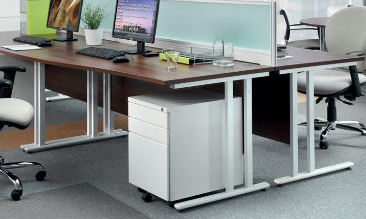 Steel - Wide pedestals Our 3 drawer mobile steel pedestals offer versatile storage solutions for any office environment and these sturdy units are mounted on castors allowing for easy manoeuvrability.