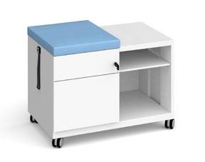 Steel - Caddy with seat cover option The Caddy is an innovative, alternative office solution meeting the needs of the ever-changing office,