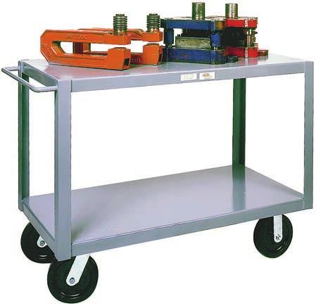 HEAVY DUTY TRUCKS RUGGED, MULTI-USE TRUCKS FOR THE SHOP, FACTORY, WAREHOUSE OR SHIPPING ROOM COMPLETE LINE MECO OMAHA manufactures a complete line of shelf trucks, platform trucks and service carts