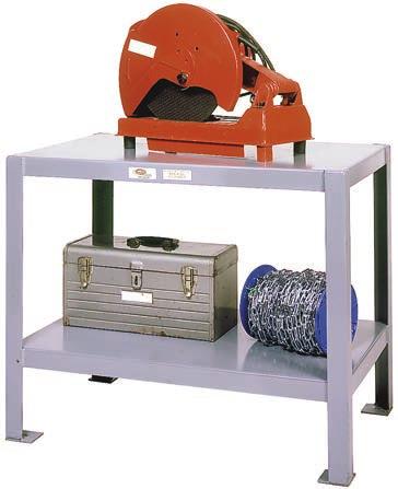 MACHINE TABLES CHOICE OF ALL WELDED CONSTRUCTION OR BOLT-TOGETHER, KNOCKED DOWN These all-steel tables are ideal for tool and die work, assembly operations, maintenance projects and as platforms for