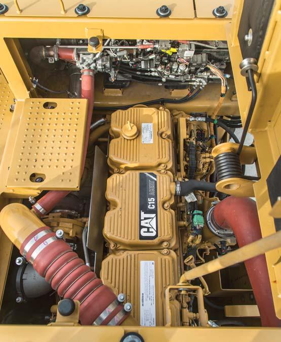 The Cat C15 ACERT engine meets EU Stage IV, U.S. EPA Tier 4 Final and Korea Tier 4 emission standards and it does so without interrupting your job process. Simply turn the engine on and go to work.