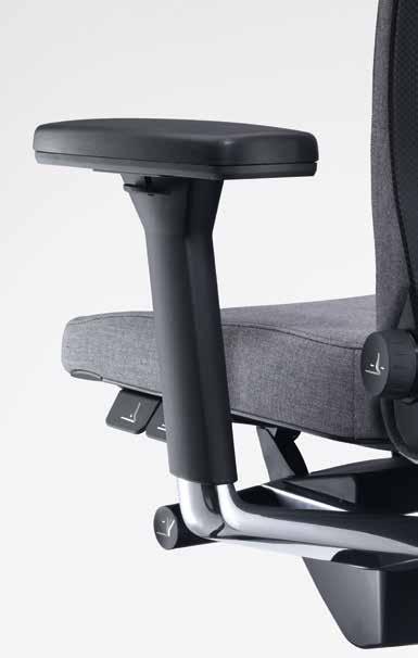 LAMIGA DETAILS LAMIGA PRODUCT OVERVIEW Perfectly coordinated details Product overview Technology LAMIGA task chair Mechanism Synchro mechanism Opening angle 24