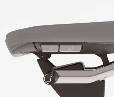 Back width Back height Colours Back and seat shell 455 mm 605 mm Black and light grey 2 l VERSATILE Back support Black and light grey The 4-D multifunction