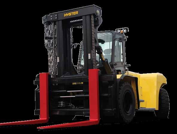 2 H550-700HD/S SERIES Hyster Company has a long history of designing and building high capacity forklift trucks.