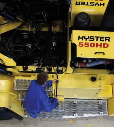 LOWER COST OF OPERATIONS 7 Lowering operating costs in all types of applications is what Hyster does best.