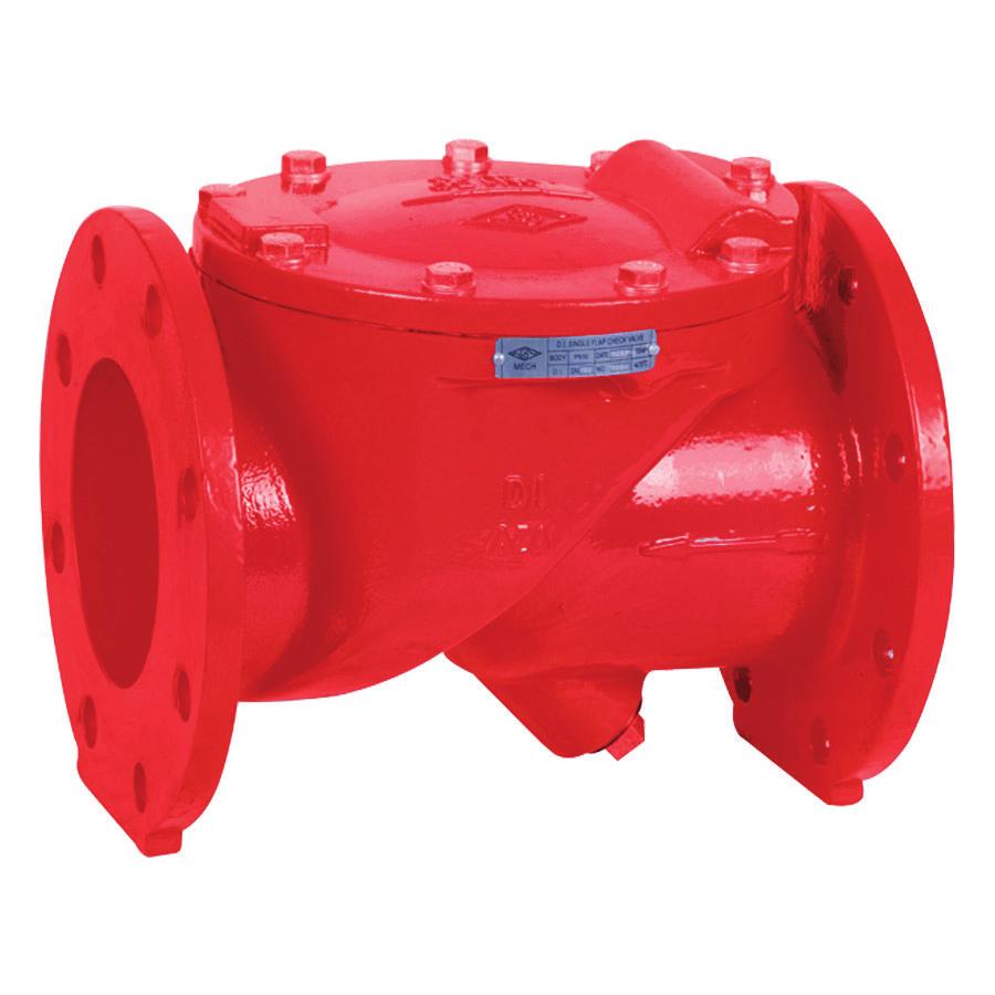 Rubber Disk Full Flow Pump Check Valve W30-A-(EP/NP)FF-F AWWA C 508 Connection Ends: Flange to ASME B16.