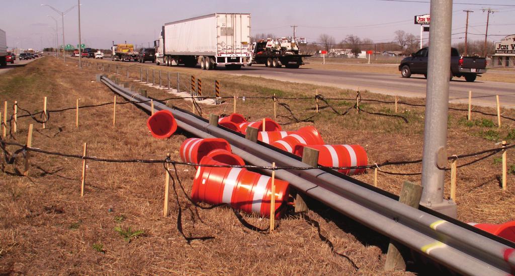 A temporary microcoil is wire laid out on the ground or slightly above the ground in a horizontal circular pattern with multiple wraps. It is typically held in place by stakes pounded into the ground.