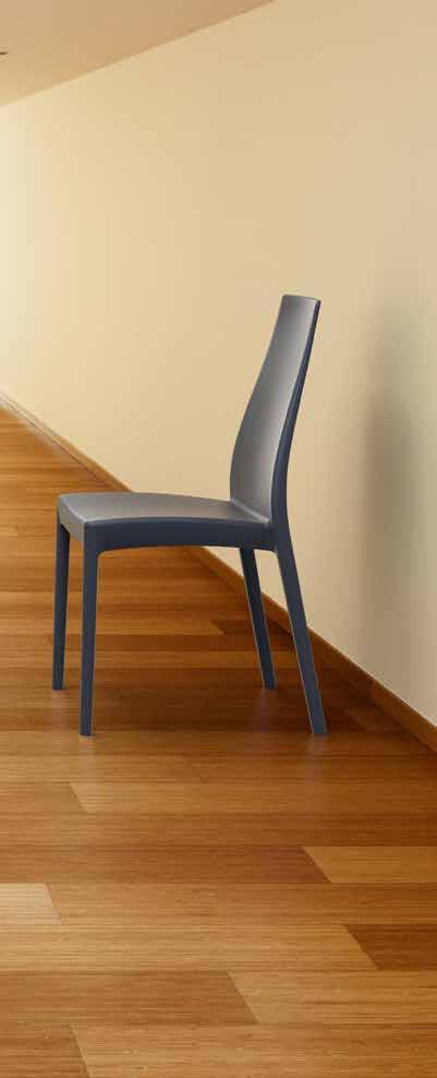 48 Miranda Miranda chair is produced with a single injection of polypropylene