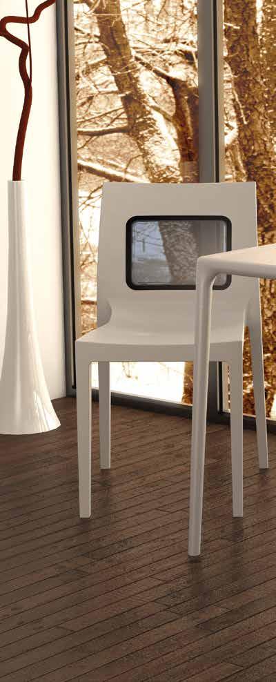 62 Lucca-T Stacking chair with the latest generation of