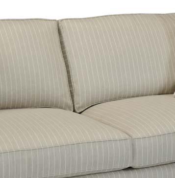 two-cushion Essentials sofa with an extended