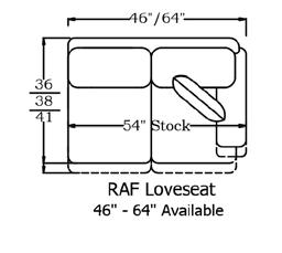 (1129-RAF-CHS) 28 (1128-RAF-CHS) Stock Length Round Arm Styles English