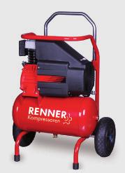 The mobile RENNER piston compressors for universal use in trade and industry The