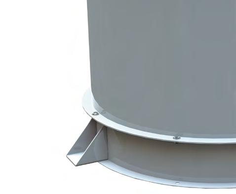 These heads have backdraft dampers and can be furnished with protective coatings for