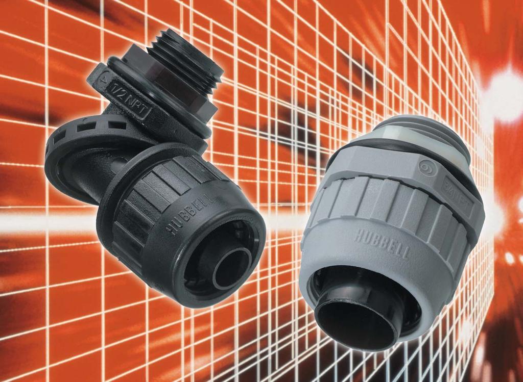 Nonmetallic Liquidtight Fittings Wire Management Products Nonmetallic Liquidtight Connectors Product Features and Benefits POLYTUFF
