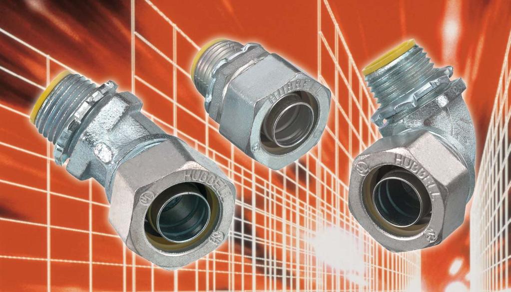 Metallic Liquidtight Fittings Wire Management Products Metallic Liquidtight Fittings Product Features and Benefits Flexible Metallic, Liquidtight Conduit Fittings Threaded one-piece steel body.