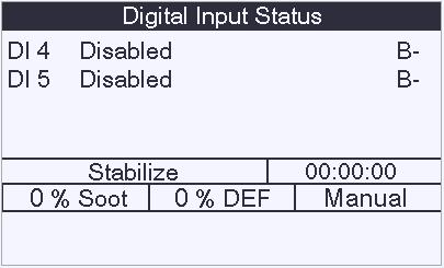 Figure 14: Relay Status This screen will allow the operator to see what the relay status functions are set to without accessing the menu and the active setting