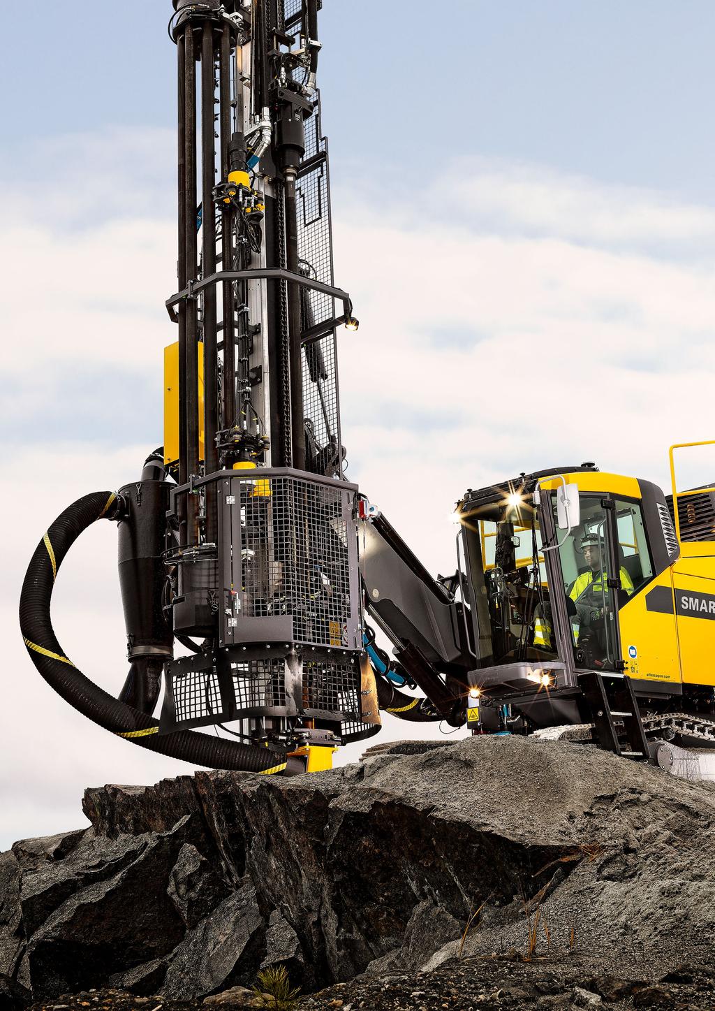 SMARTROC D60 Surface drill rig for aggregate and limestone quarries,
