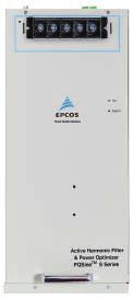 The cleaner your grid, the higher your benefit EPCOS active harmonic s and power optimizers help to eliminate harmonic pollution from the grid, reduce power quality problems and use energy more
