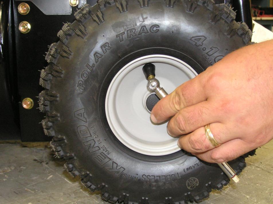 Step Five: Check Tire Pressure Check tire pressure