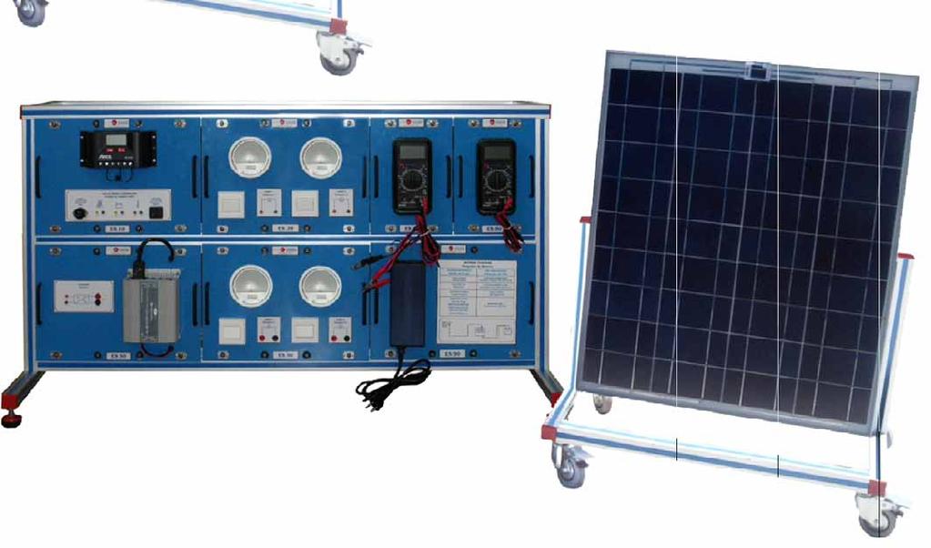 Photovoltaic Solar Energy Modular Trainers Products Products range Units 5.-Energy Technical Teaching Equipment MINI-EESF.