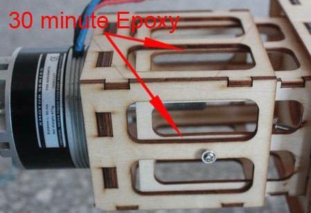 5. Fix the battery with Velcro.