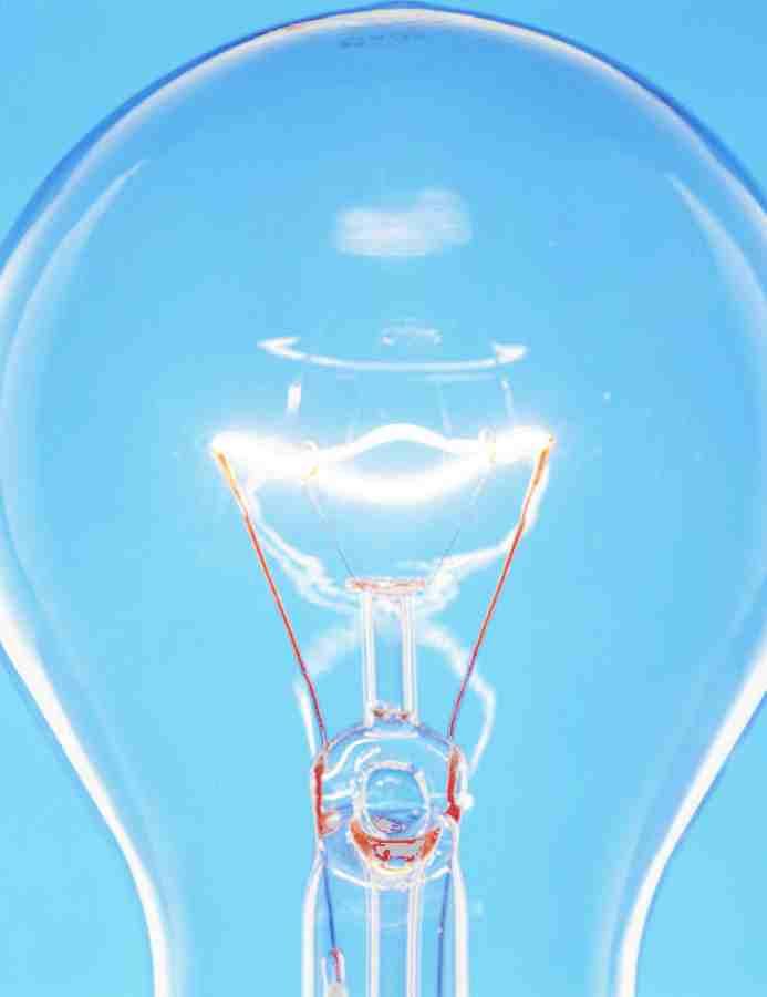 Incandescent Lightbulb Electricity passes through a tungsten (W) filament, which in turn