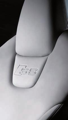 A matching gear selector shift knob in the center console is made of leather and aluminum. 6.