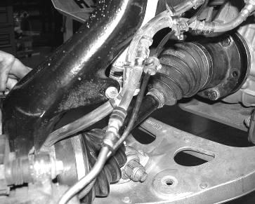 UNMODIFIED TWIST TO MATCH OPPOSITE END MODIFIED Vacuum Line & ABS & Brake Line Routing 39.
