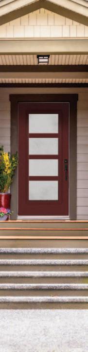 52 BHI DooRS Exterior Door Systems BHI DooRS Exterior Door Systems 53 IMPACT DOORS AROUND THE HOME FOR CODE COMPLIANCE INFORMATION SEE PAGES 4-7 Simulated Divided Lights MI SERIES Upgrade, enhance,