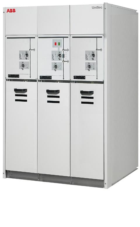 26 UNIPACK-S STEEL COMPACT SECONDARY SUBSTATION Equipment UniSec Switchgear electrical characteristics Rated voltage kv 12 17.
