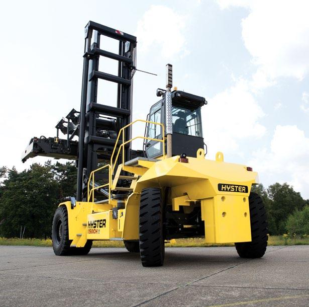 H15-115HD-CH SERIES The Hyster H15HD-CH and H115HD-CH trucks round out the high capacity product range in the Hyster line of container handling products.