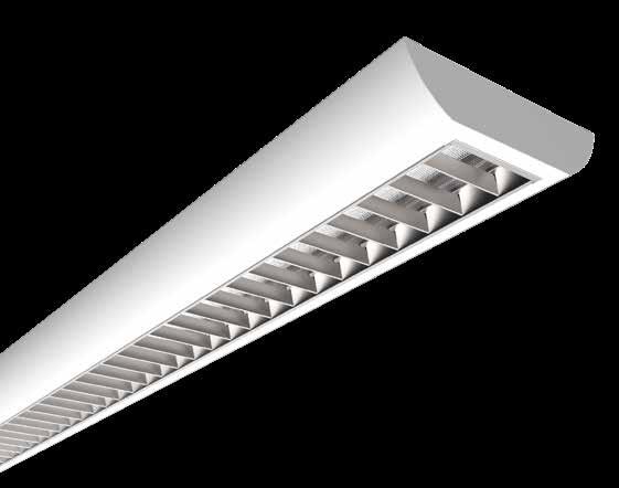 Crescent LED Surface Linear Supplied c/w Integral Driver 5YR 413 High specification fully enclosed linear luminaire Steel powder coated body for enhanced durability Polycarbonate diffuser
