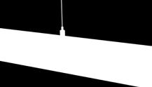 Sidu LED Pendant Supplied c/w Integral Driver and Suspension Kit 408 5YR UGR 6 Aluminium bi-directional suspended pendant with polycarbonate diffuser Suitable for office, retail and commercial