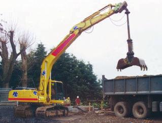 DIGGING GRABS In addition to purpose built Long Reach Excavators, H.E. SERVICES offer Digging Grabs for use with standard excavators and their Masterhitch systems.