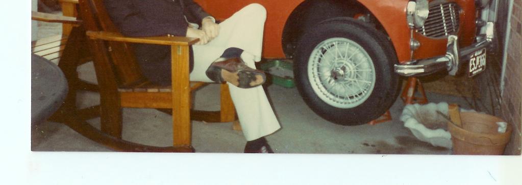My Healey story begins in 1976. I liked hanging out with my dad so when he went out to run errands I would tag along.