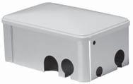 1507.00 $155.00 Cover only, Gray 3 41.0413.01 $73.00 Remote stainless steel floor box with cover for 300 77.1019.00 $345.