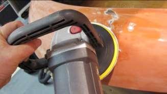Move to an electrical orbital sander and