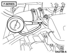 Page 18 of 19 MAP hose pinched or open Leaking intake, hoses or fittings Defective turbocharger Base engine failure Added Causes for F-Series Plugged green wastegate hose or port in the charge air