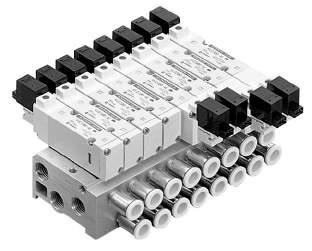PORT SIZE - (B), (A) SPECIFICATIONS MODEL MKV100B MKV00B MKV00B 1(P), 5(R) style Common SUP/Common EXH Valve stations ~0 stations 1(P), 5(R) Rc(PT)1/8 Rc(PT)1/ 1(P) - Rc(PT)/8 Port size 5(R) -