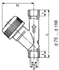 85 COCKS AND VALVES Angle Seat Check Valve Made of PVC-U Type: THOMAPROP-ST 09898 Cat. No. d Nominal Max.