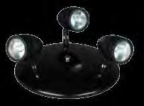 48 diameter base, 5.2 height EF150D: Double compact adjustable decorative lighting heads. : 4.