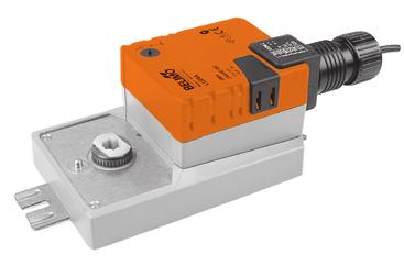 LUB(X)24-SR Proportional Control, Non-Spring Return, 360, 24V, for 2 to 10 VDC and 4 to 20 ma Force min. 27 in-lb for control of damper surfaces up to 6.8 sq. ft.