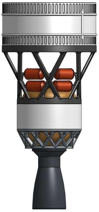 4 Interim Cryogenic Propulsion Stage Assembly ICPS Parts List Assembled View QTY Part 1 ICPS-Thruster 1 ICPS-ThrusterLOXSupportCage 1 ICPS-LOXTankBottom 1 ICPS-LOXTankTop 1 ICPS-LOXTankShroud 1