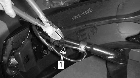 NOTE: LH illustrated, RH similar. rbl2014-004-048_a 1. Wiring harness clamps 2.