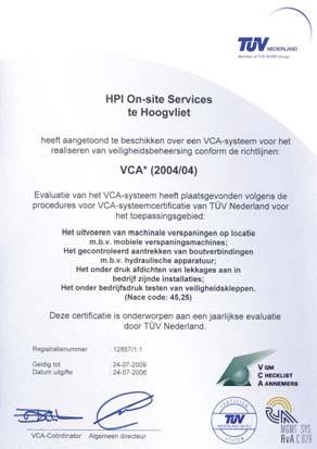 German Certificate of Approval DIN EN ISO