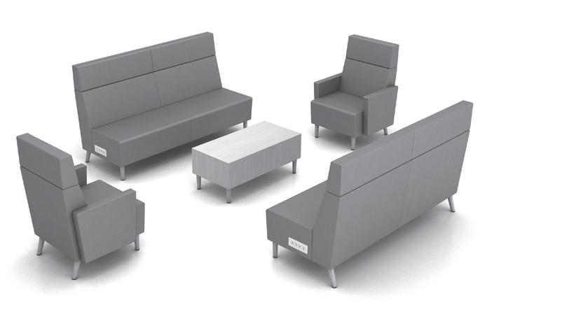 Three Seater - High Back 75 x 29.5 x 41.5 3757 x 2 w/ W3 Right Power/USB Module upcharge 674 x 2 2 7708NAW1 Armless Three Seater - High Back 72.5 x 29.5 x 41.5 3757 x 2 w/ W1 Left Power/USB Module upcharge 674 x 2 2 7745 16 Square Laminate Laptop Table 16 x 16 x 25.