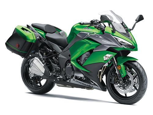 FRONT SUSPENSION The direct handling of the Ninja 1000 can be largely attributed to the suspension settings.