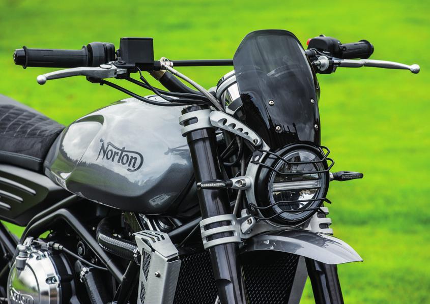 Rugged styling with fly-screen headlight